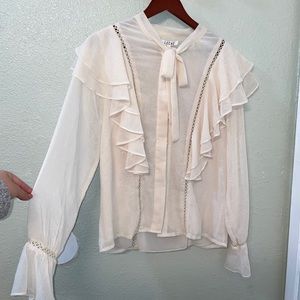 Ivory blouse